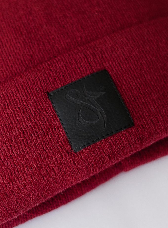 Black leather patch