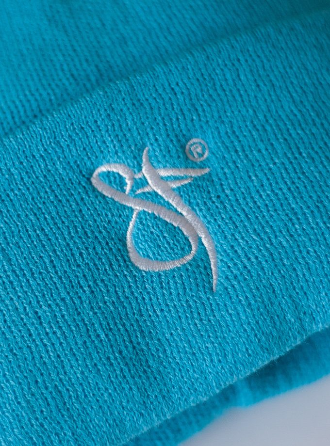 SF Classics Embroidery Beanie Sky Blue