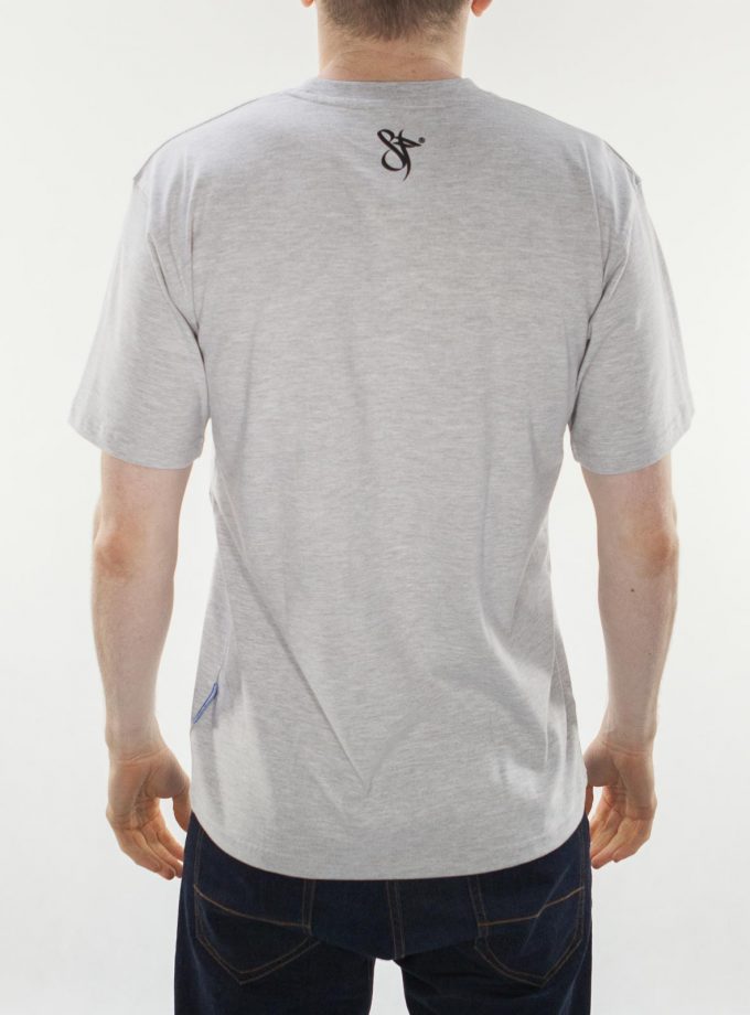 Weed Barber Tee Sports Grey