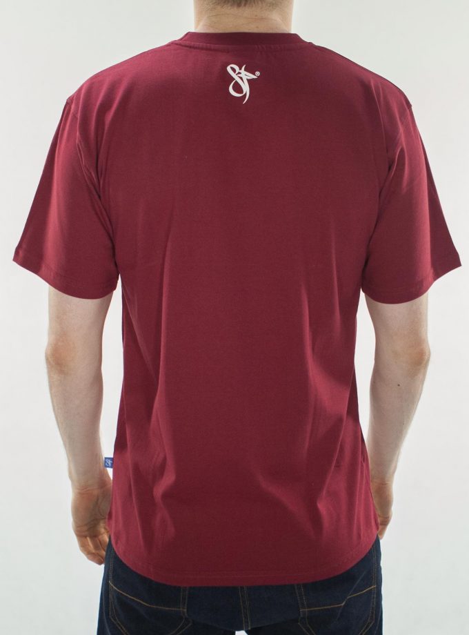 Hip Hop Soul Tee Burgundy