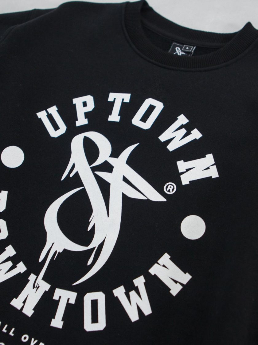 Uptown Downtown SF Black Sweatshirt