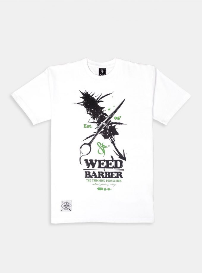 Standfor Weed Barber Tee White