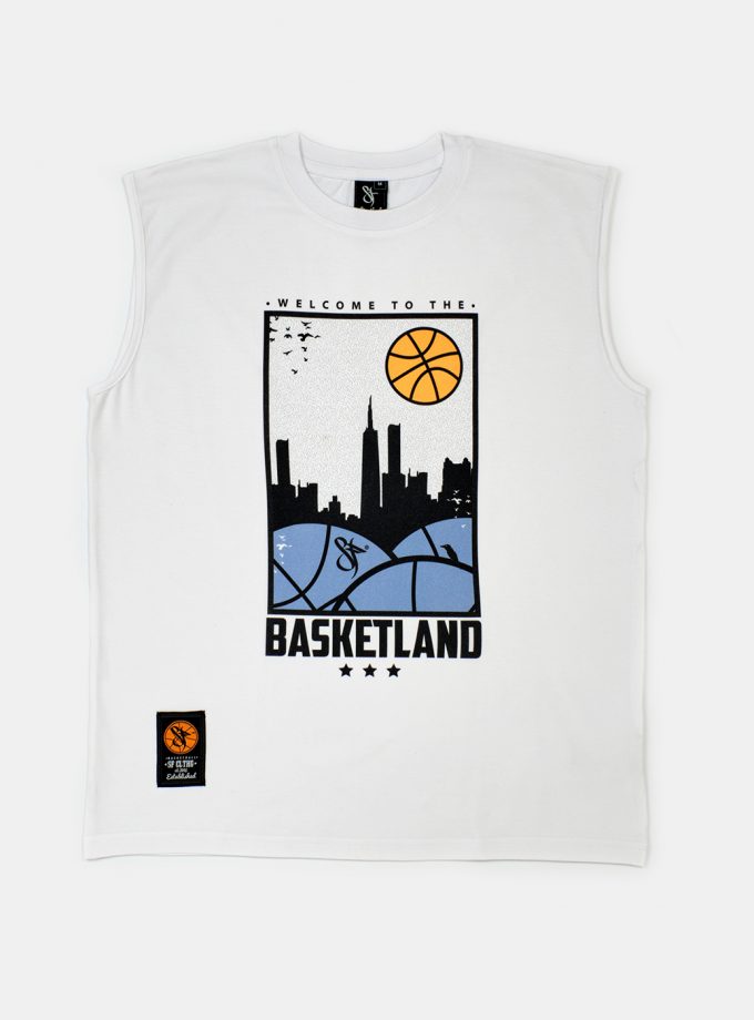 Standfor Basketland Sleeveless White