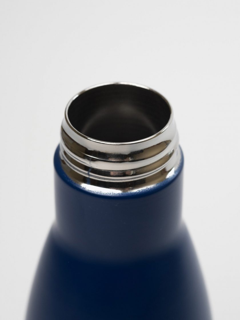Standfor Classic Thermal Bottle Blue-neck detail