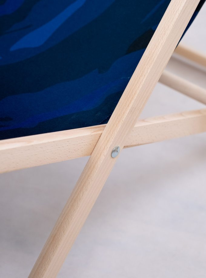 Standfor Garden Chair Platan Camo Mono Blue