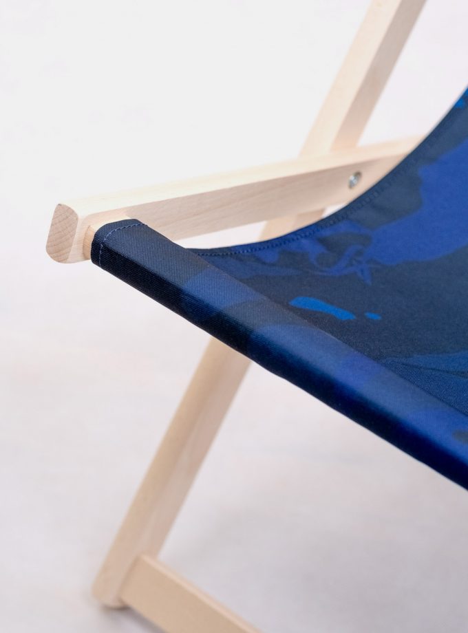 Standfor Garden Chair Platan Camo Mono Blue