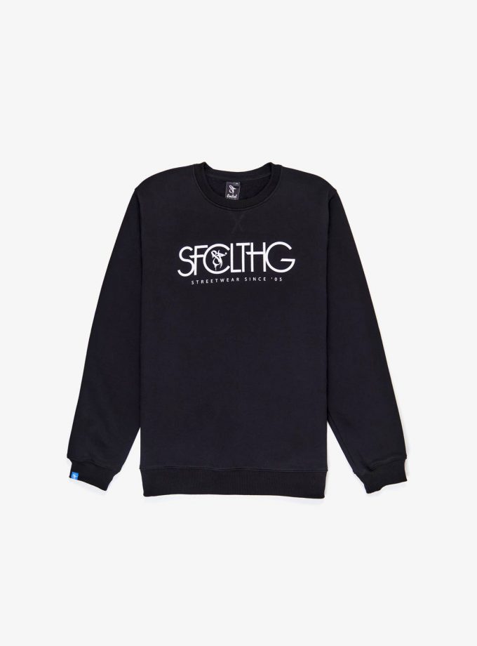 SFCLTHG Typography Sweatshirt Black