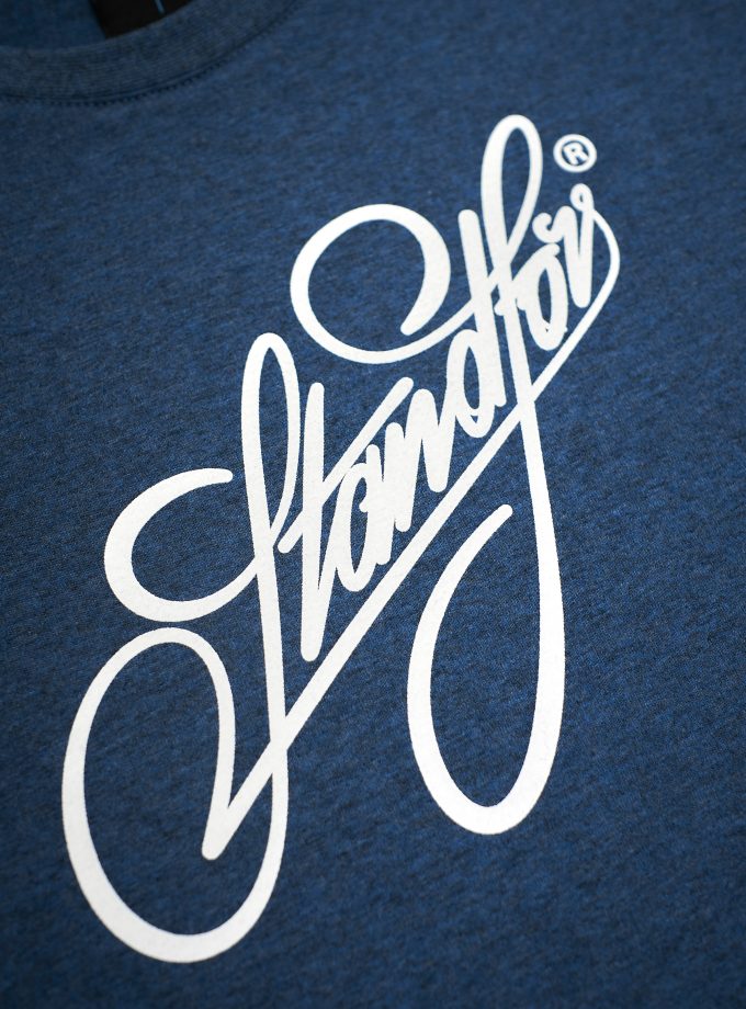 Standfor Signature Tee Melange Blue