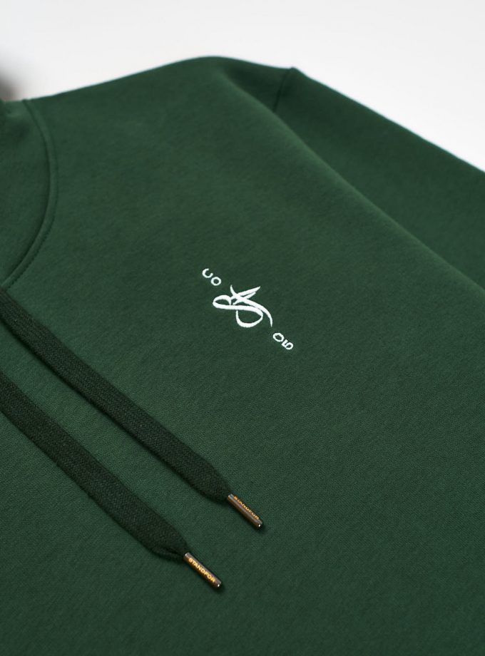 SF Crew Emblem Hoodie Dusk Green