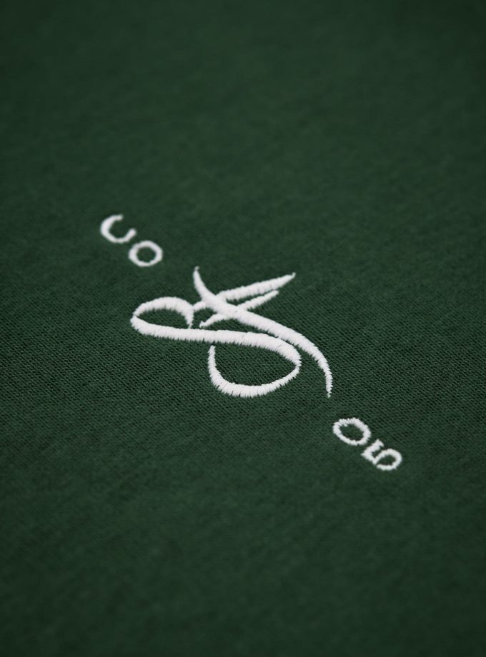 SF Crew Emblem Hoodie Dusk Green