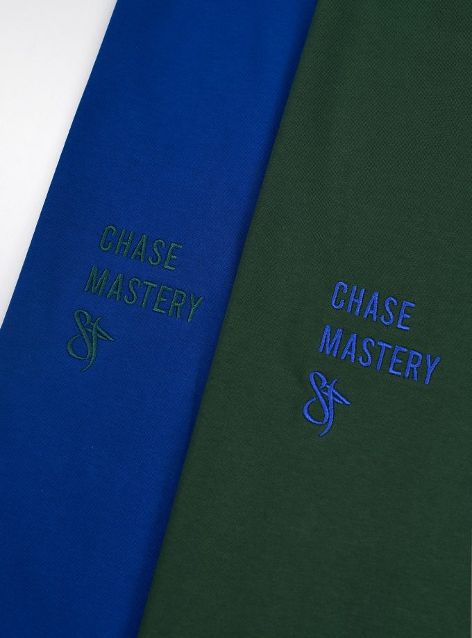 Chase Mastery Mixed Tee Dusk Green