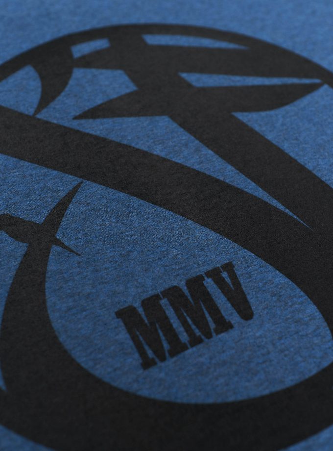 SF Crew Emblem Tee Melange Blue