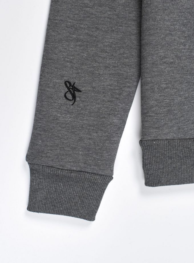 Quality Not Quantity Sweatshirt Melange Grey