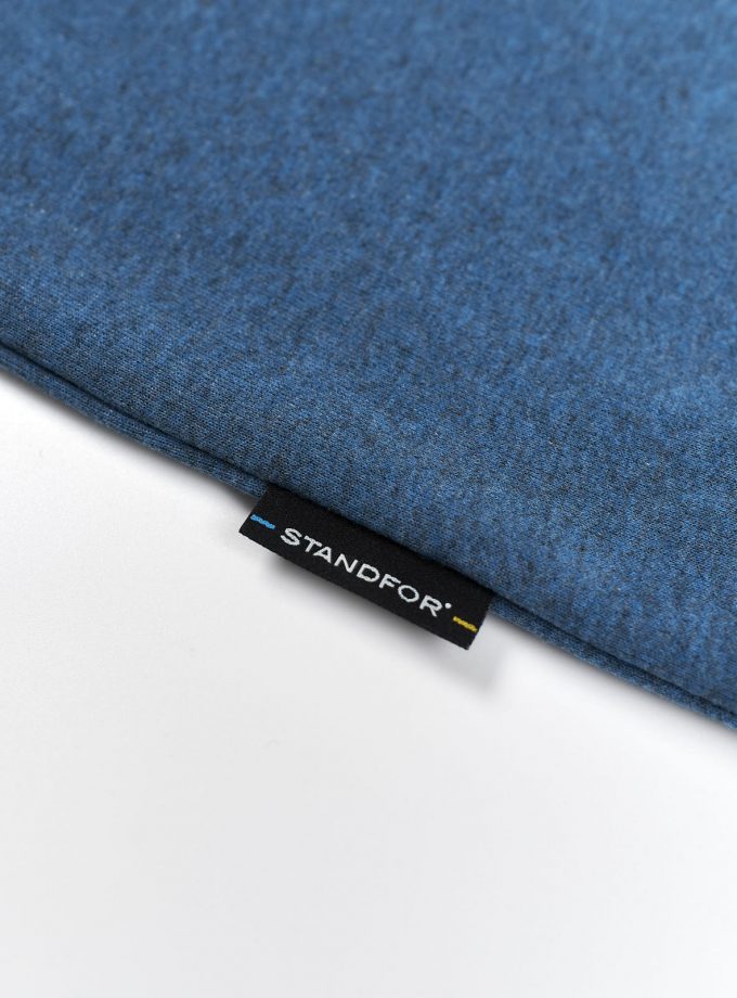 Quality Not Quantity Sweatshirt Melange Blue