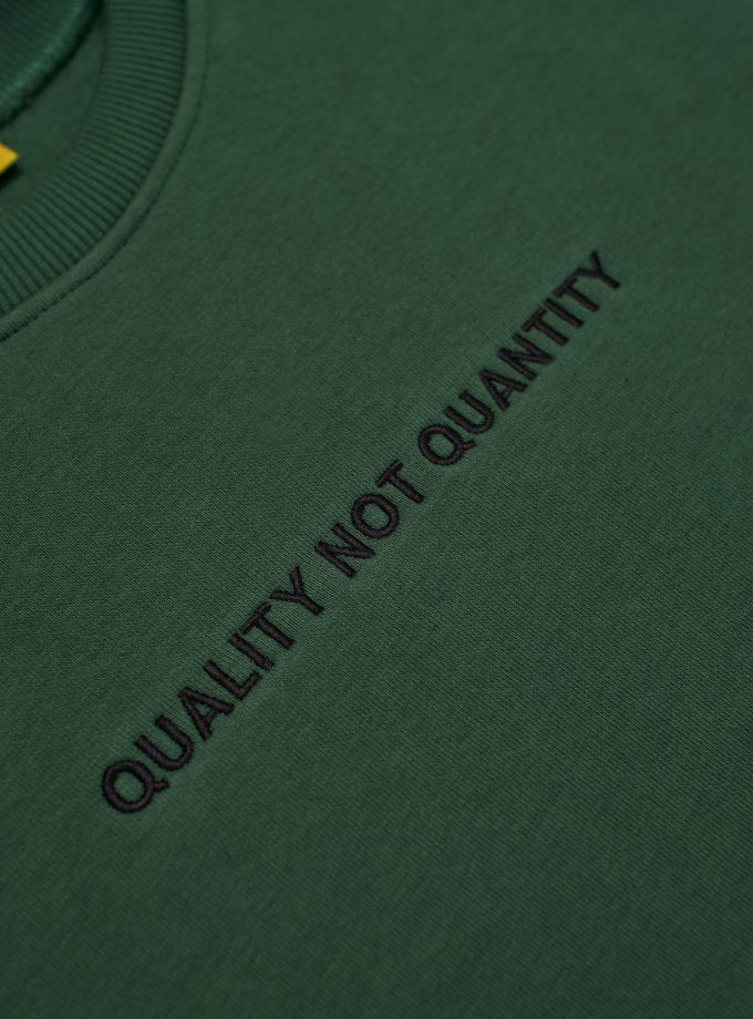 Quality Not Quantity Sweatshirt Dusk Green