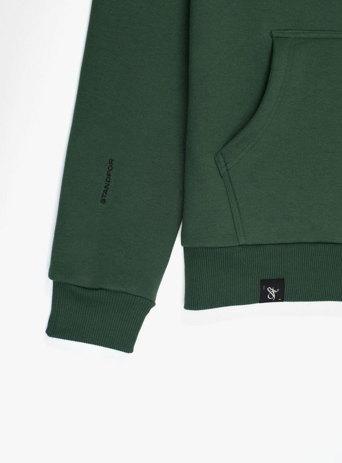 SF Crew Emblem Hoodie Dusk Green