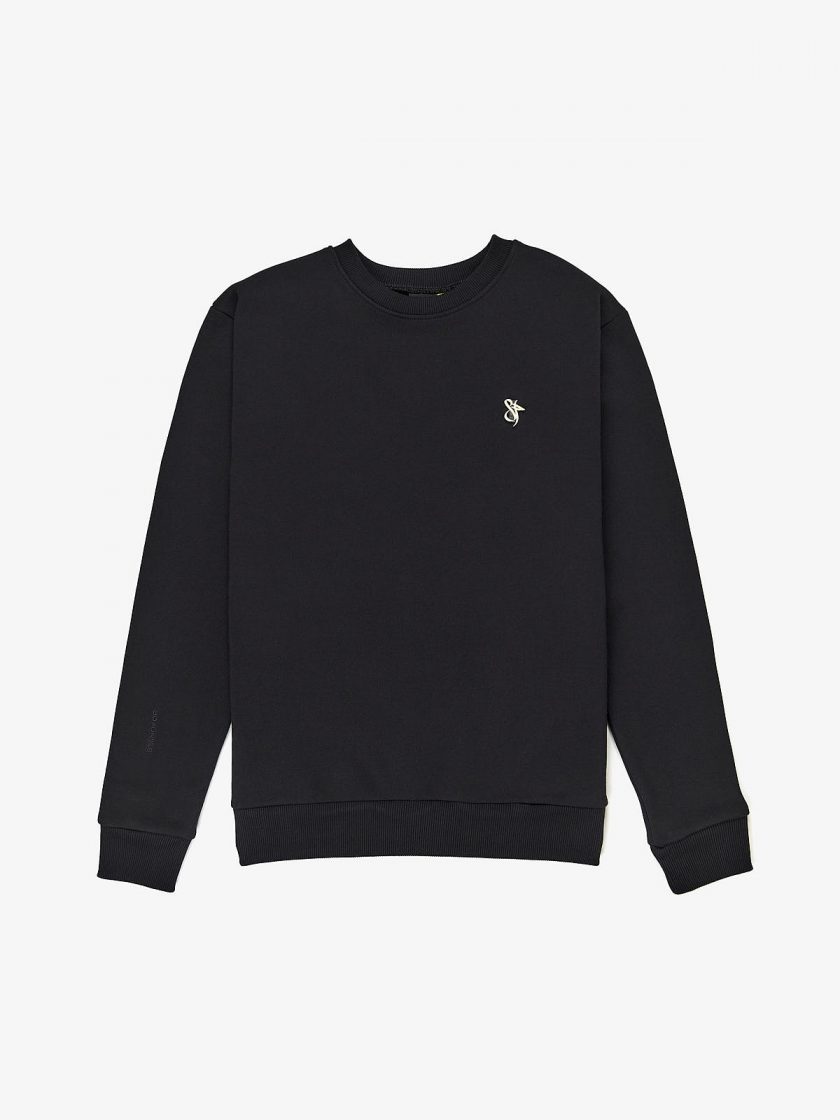 sf logo lux pin sweatshirt in color black. Also more colours available.