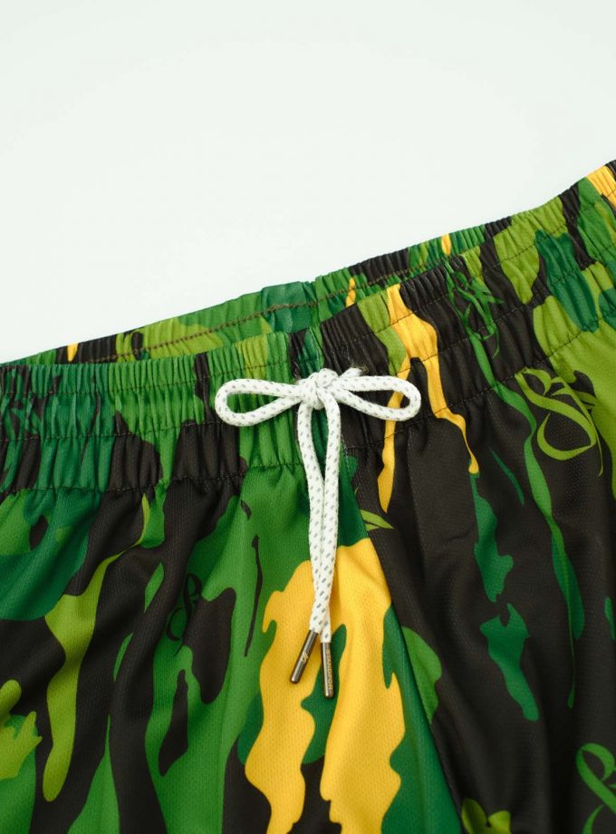 SF Jungle Green Camo Short