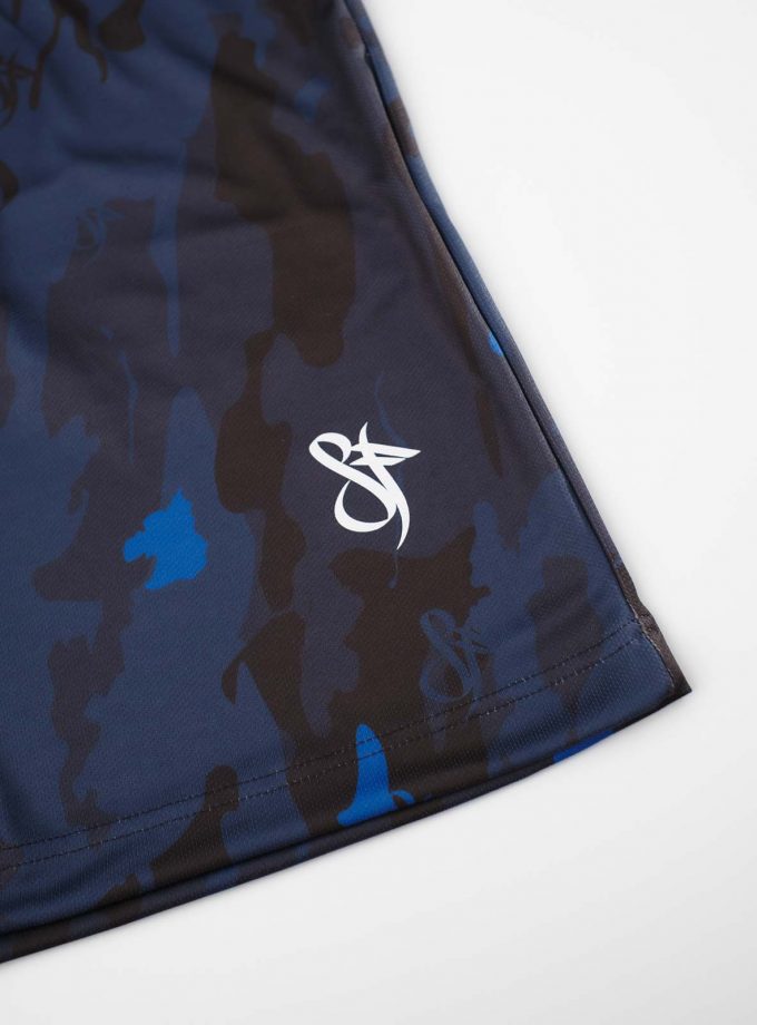 SF Mono Blue Camo Short