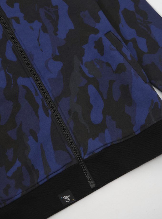 Platan Camo Mono Blue