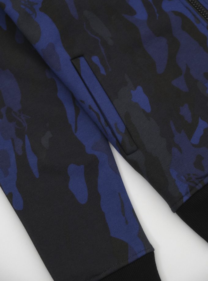 Platan Camo Mono Blue