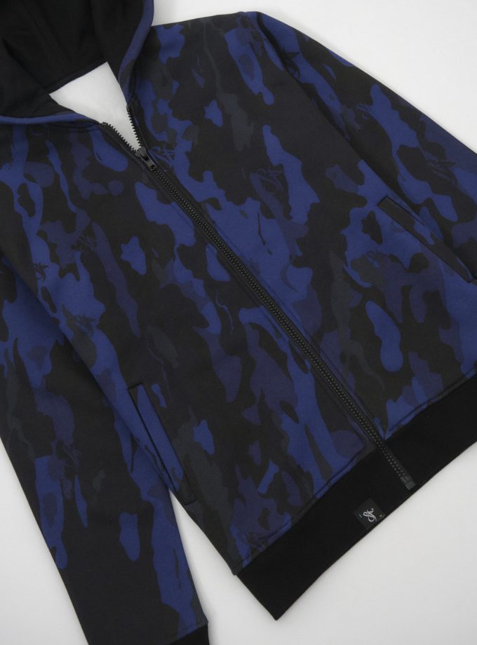 Platan Camo Mono Blue