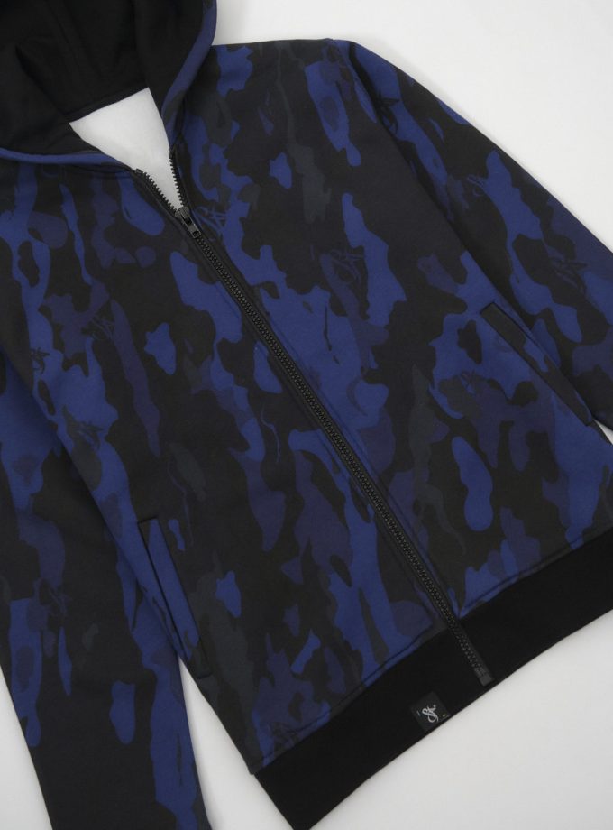 Platan Camo Mono Blue